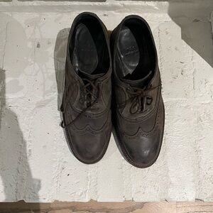 N.d.c. Made by hand. Men's Classic Brown Leather Shoes